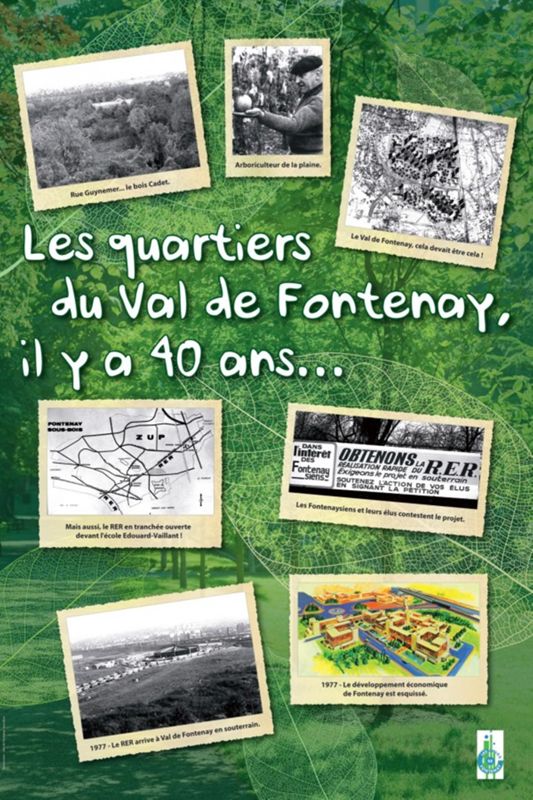 Les quartiers du Val de Fontenay, il y a 40 ans...