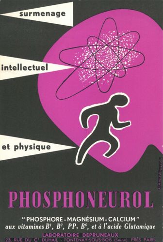 Buvard publicitaire pour le Phosphoneurol.