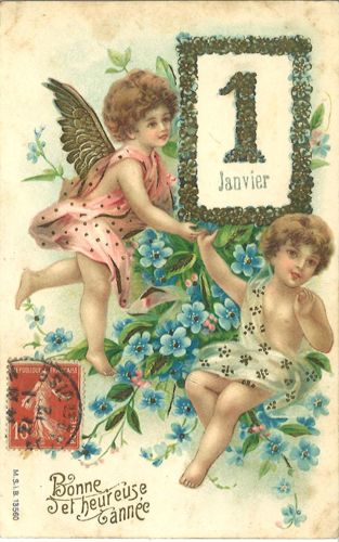 Carte de vœux, 1912