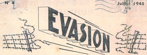 Extrait du journal Evasion daté de juillet 1945