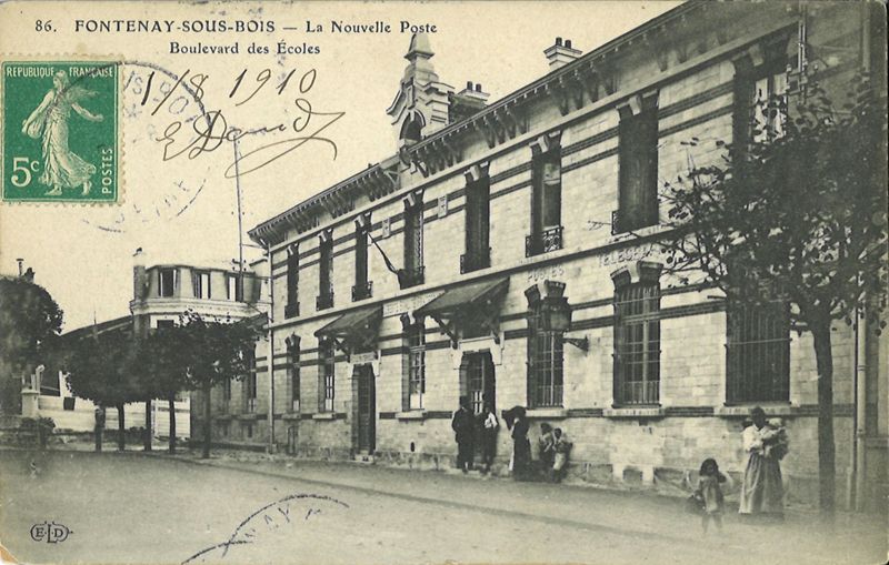 Boulevard des écoles, 1910