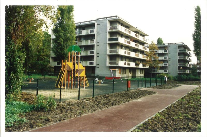 Le square des Larris en 2001