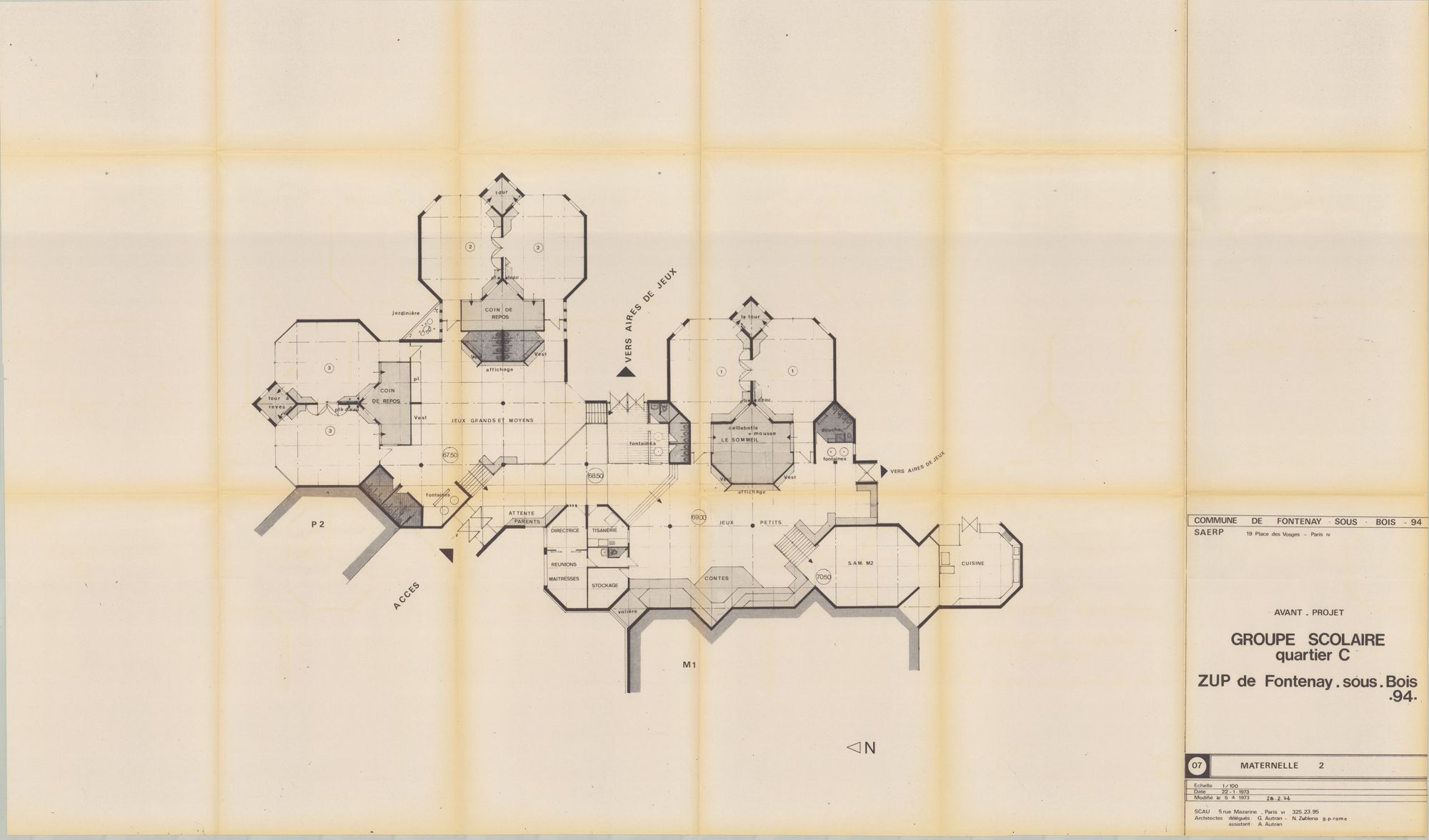 Plan de l'école maternelle 2