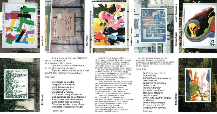 1er Salon de l' Ephémère, 1988