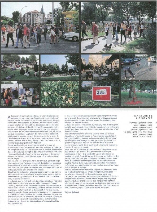 13e salon de l'éphémère