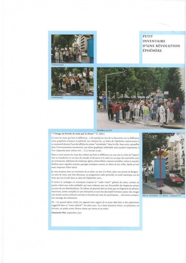 14e Salon de l'Ephémère