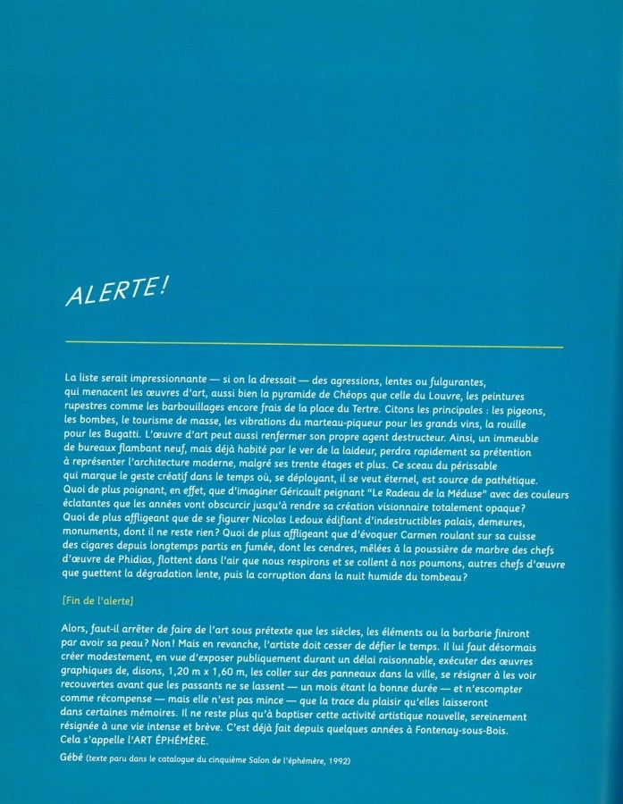 10 ans du Salon de l'Ephémère