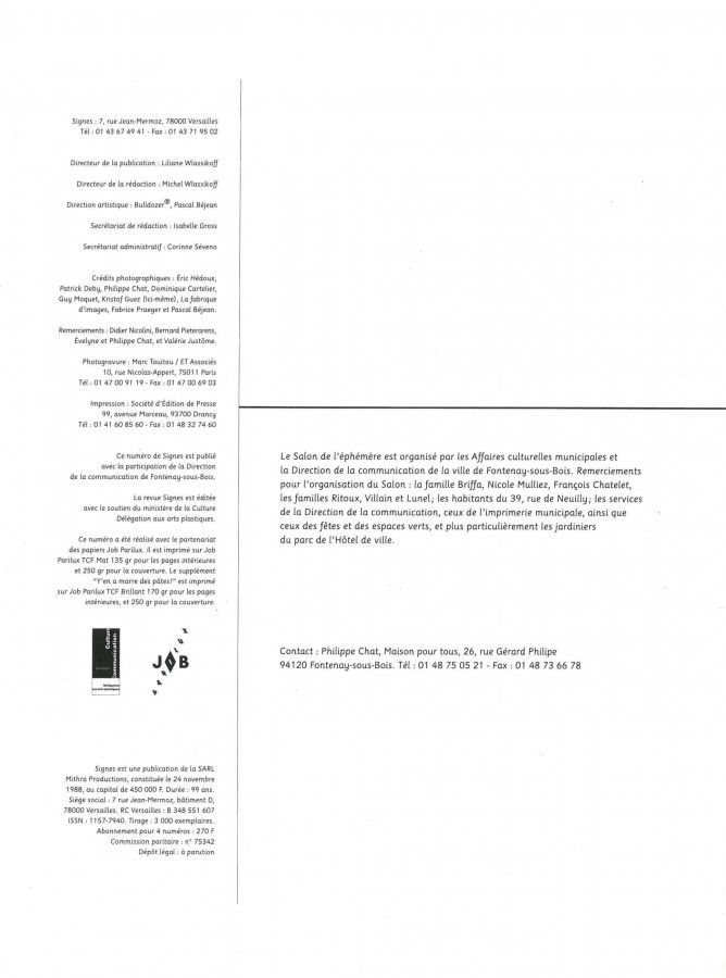 10 ans du Salon de l'Ephémère