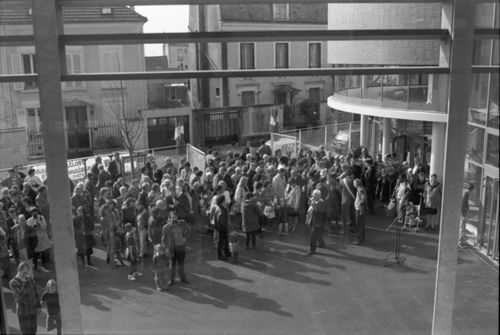 Inauguration de l'école Françoise Dolto le 23 mars 1996