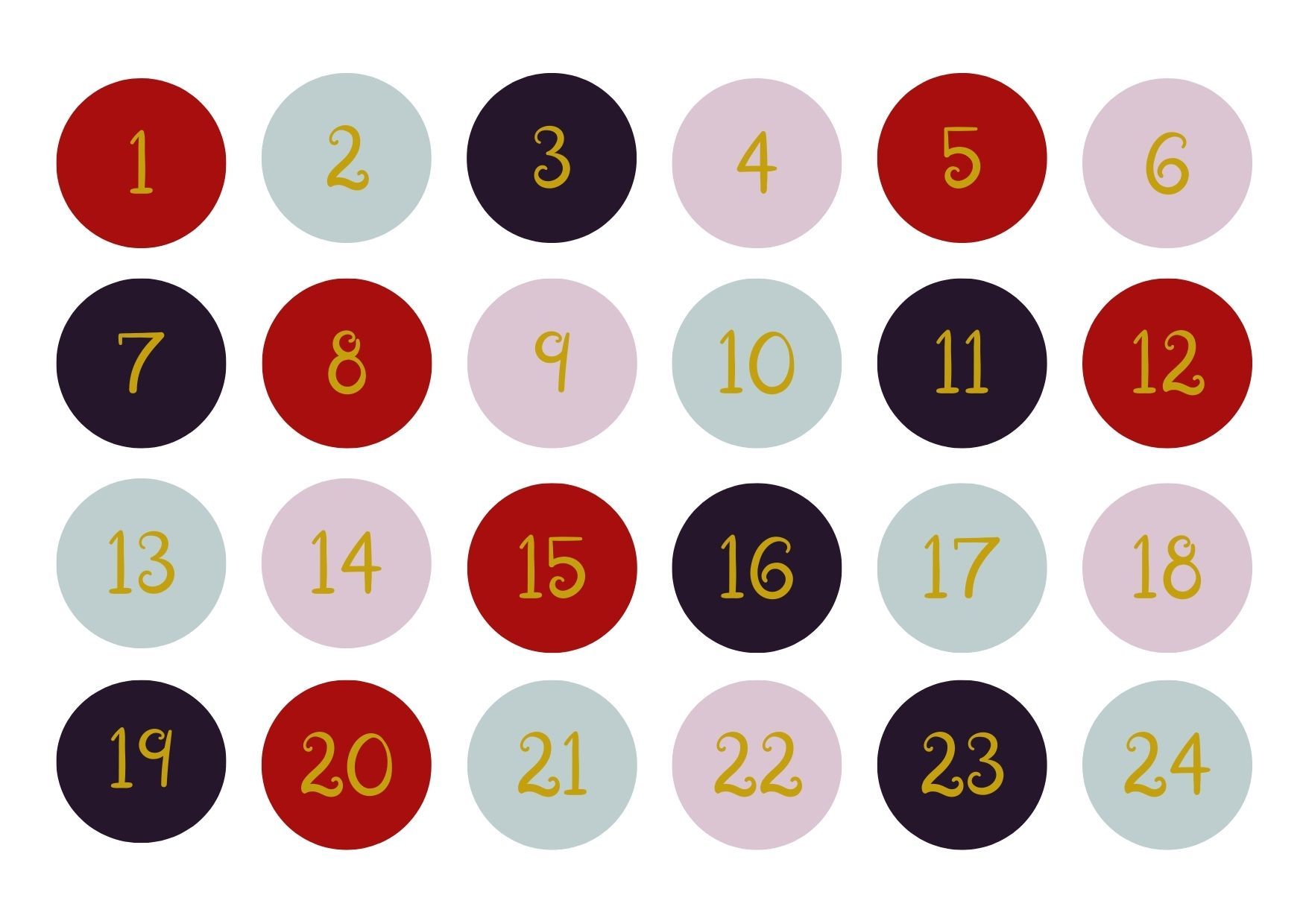 Calendrier de l'avent