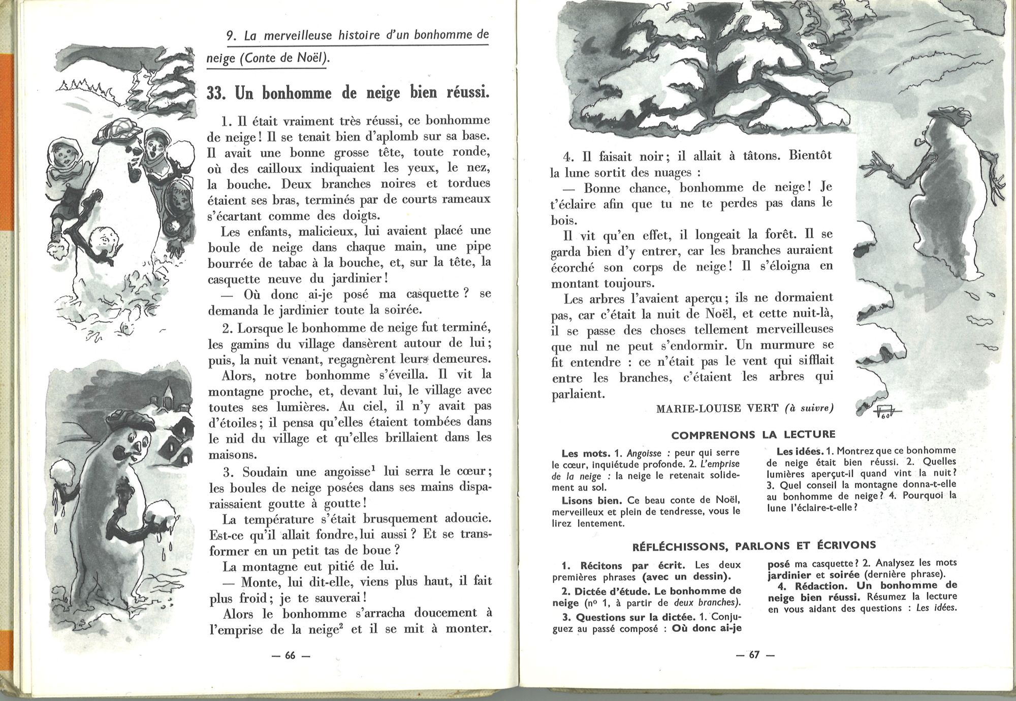 Un bonhomme de neige bien réussi