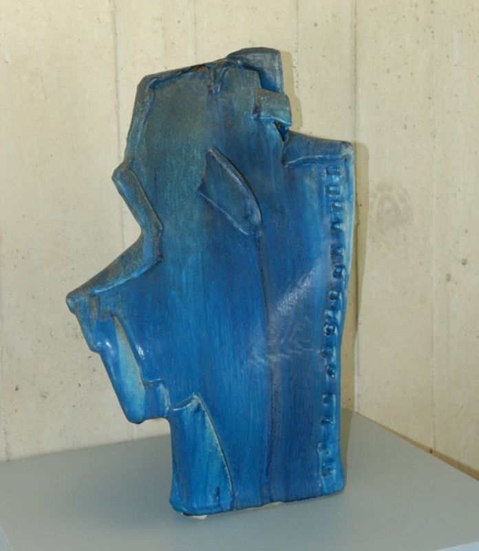 Sculpture bleue