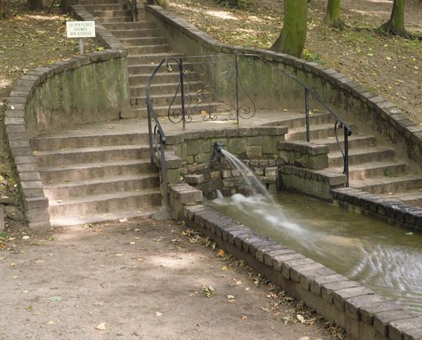Escalier du parc de l'Hôtel de ville