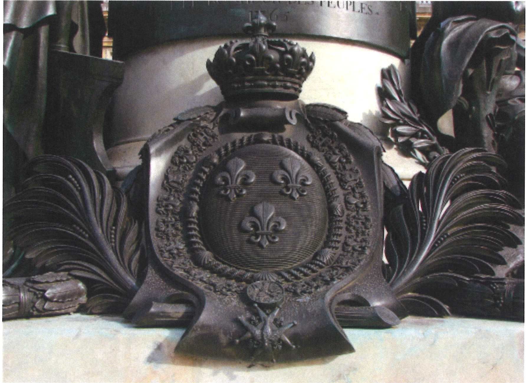 Motifs d'armoiries de Louis XV