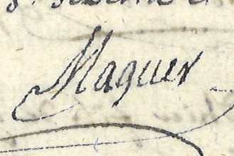 Signature de Jacques Maquer