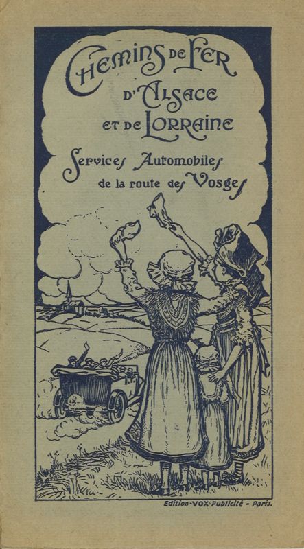 Brochure du chemin de fer d'Alsace et de Lorraine