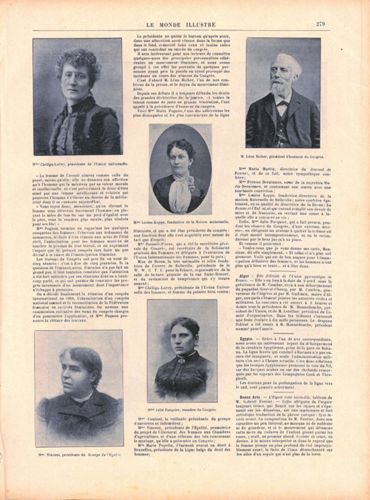 Article du journal Le monde illustré du 18 avril 1896, 2ème page