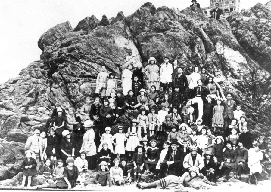 Groupe scolaire Victor-Duruy, sortie scolaire à Saint-Malo, 1921