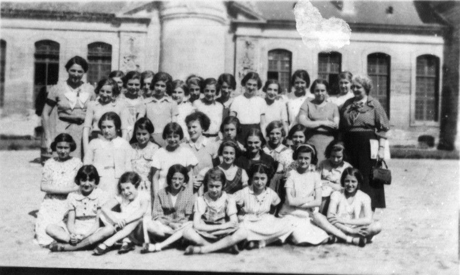 Groupe scolaire Victor-Duruy, sortie scolaire pour le certificat d'étude à Chantilly, 1936