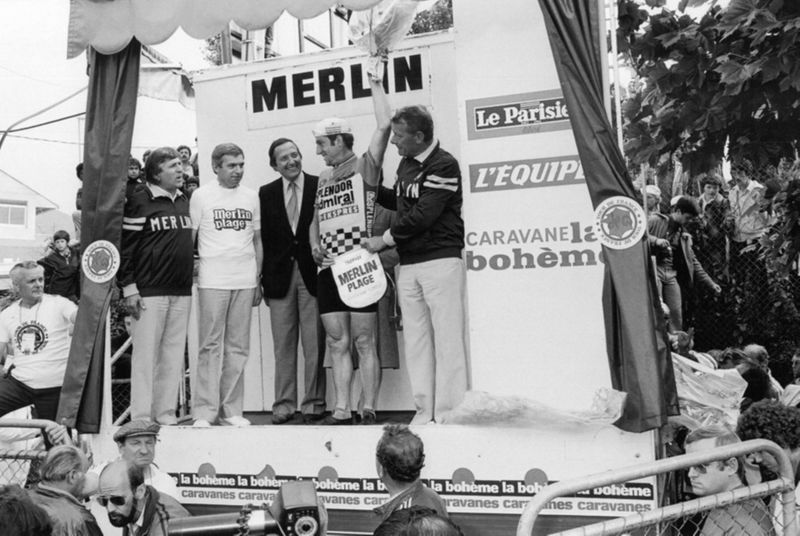 Louis Bayeurte et Sean Kelly Tour de France en 1980