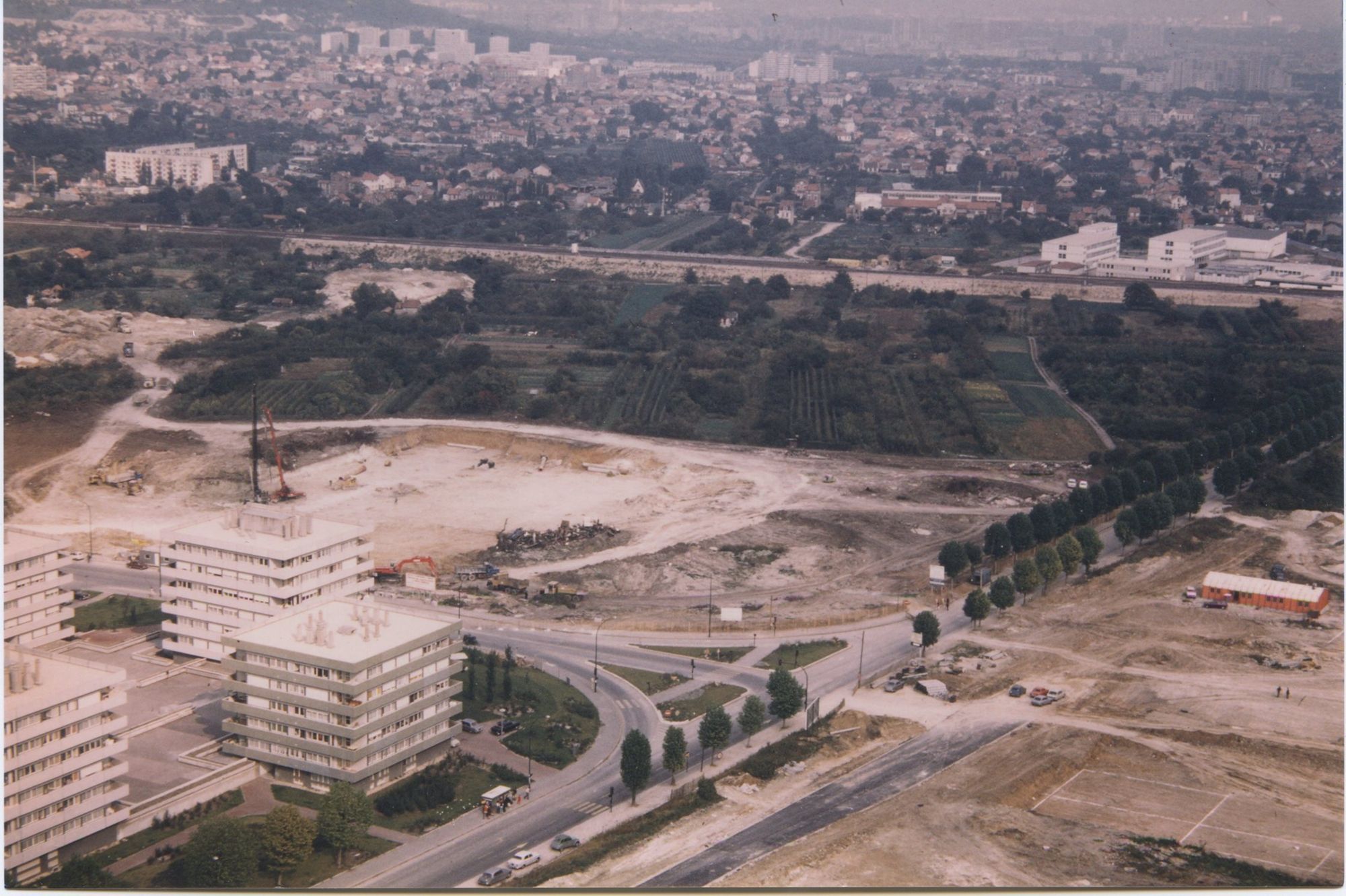 Le Val de Fontenay en cours de construction