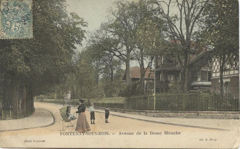 2- Avenue de la Dame-Blanche et la maison d'H. Malot