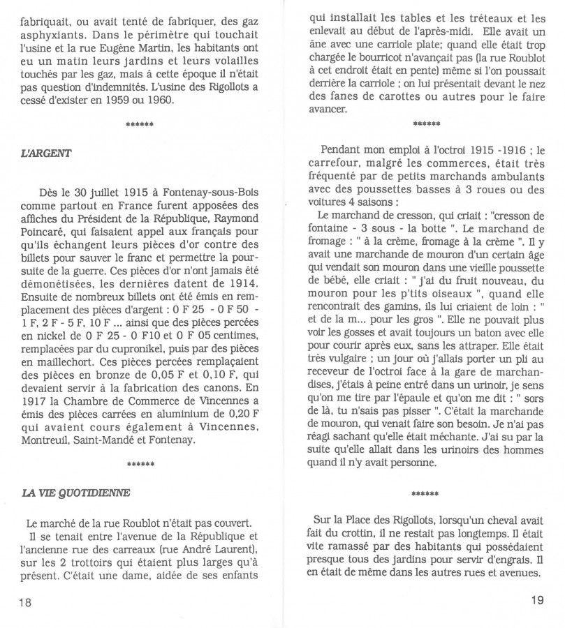 Les mémoires d'un Fontenaysien