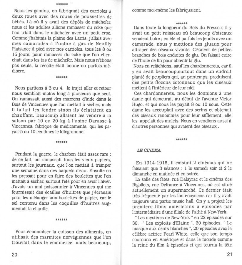 Les mémoires d'un Fontenaysien