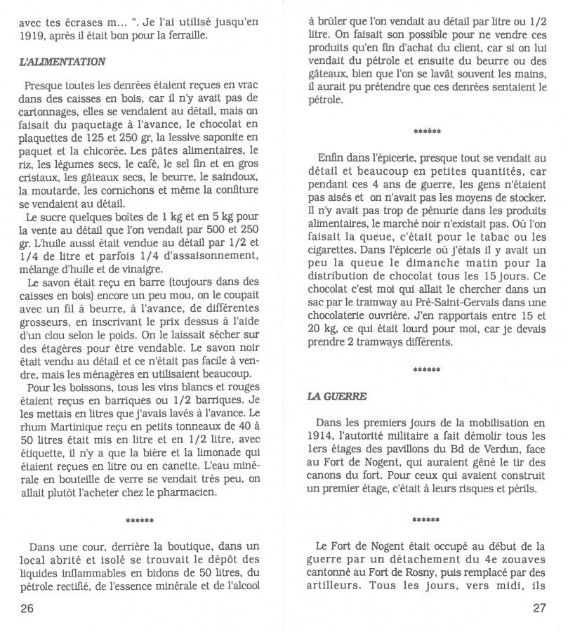 Les mémoires d'un Fontenaysien