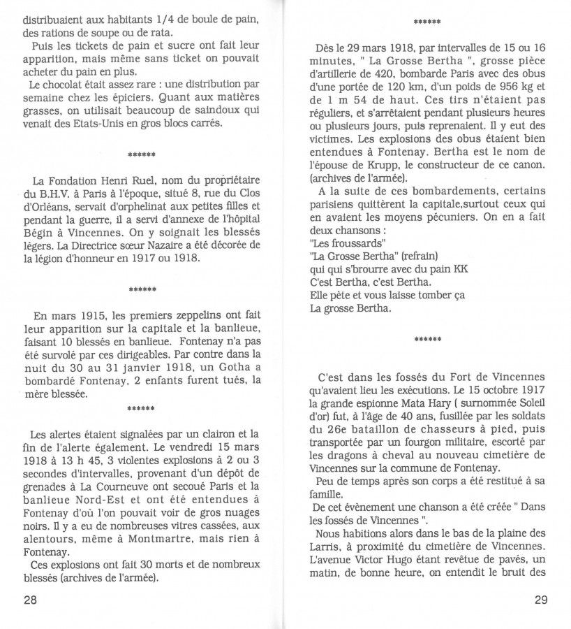 Les mémoires d'un Fontenaysien