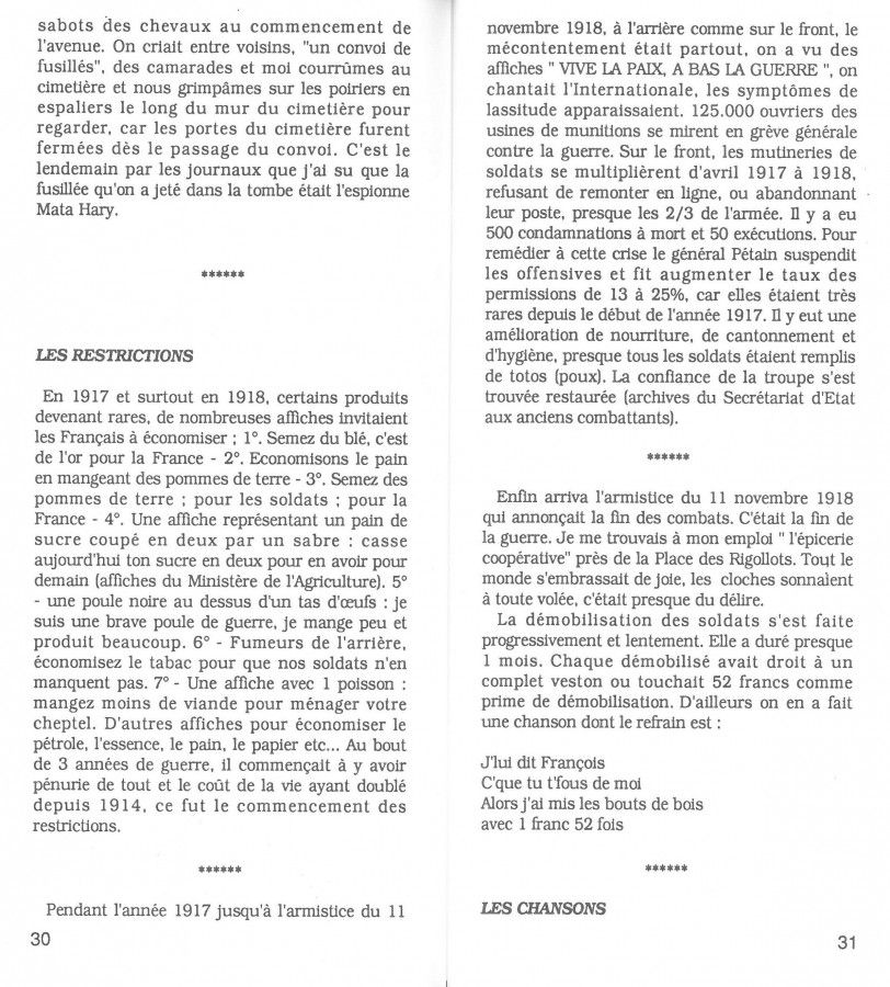 Les mémoires d'un Fontenaysien