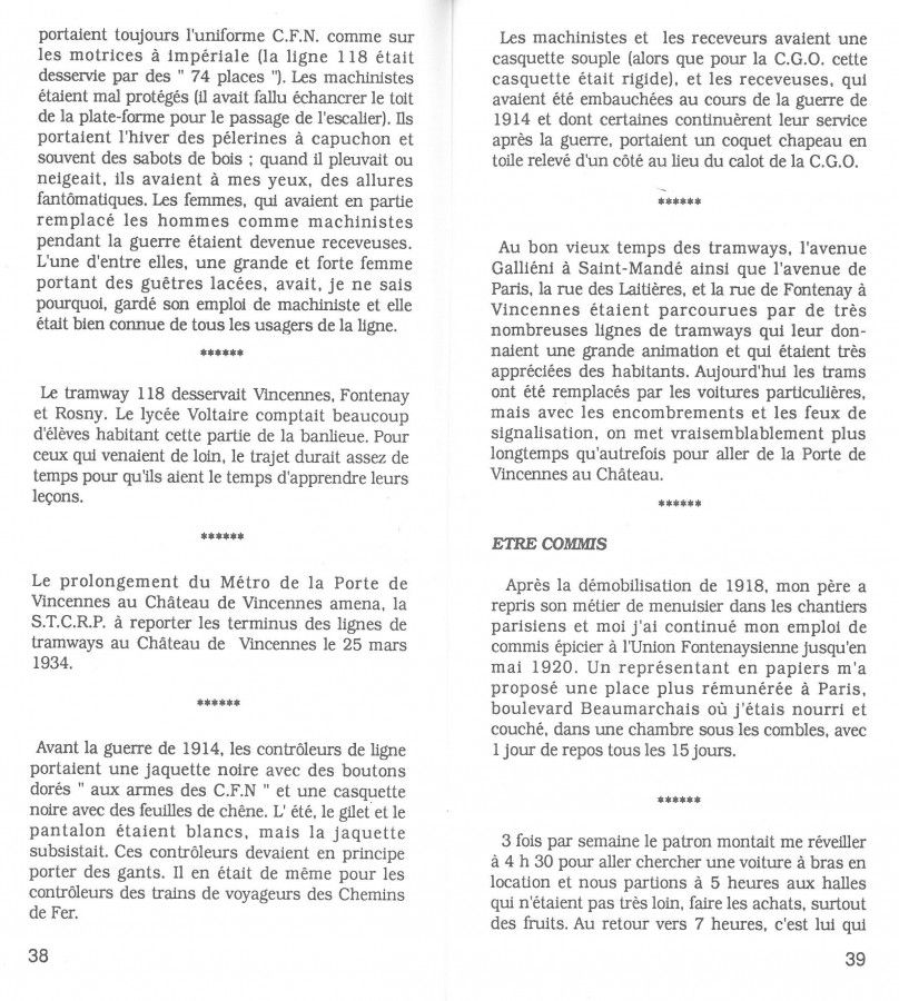 Les mémoires d'un Fontenaysien