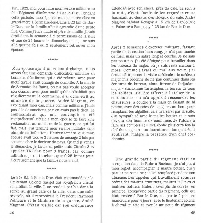 Les mémoires d'un Fontenaysien