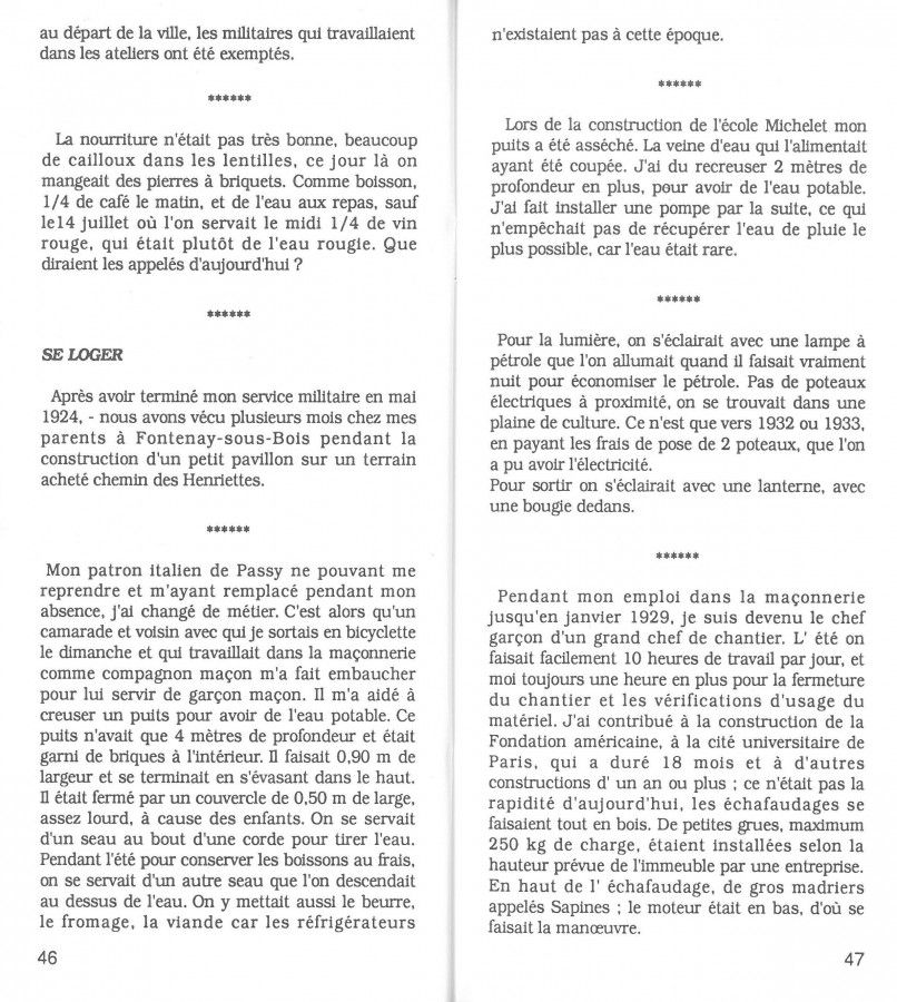 Les mémoires d'un Fontenaysien