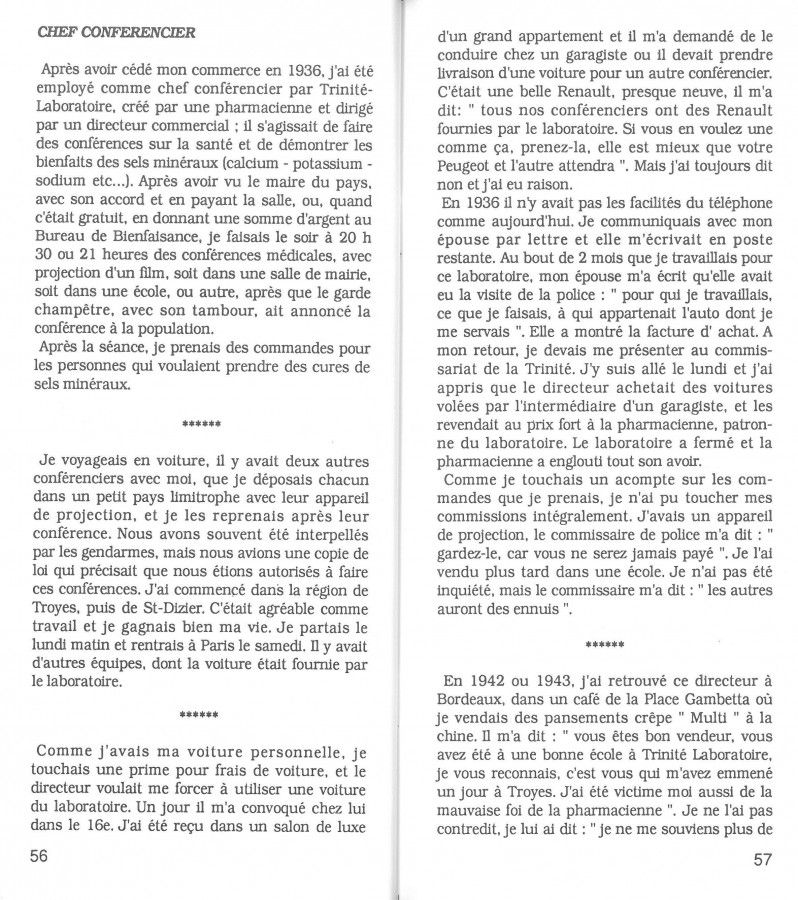 Les mémoires d'un Fontenaysien