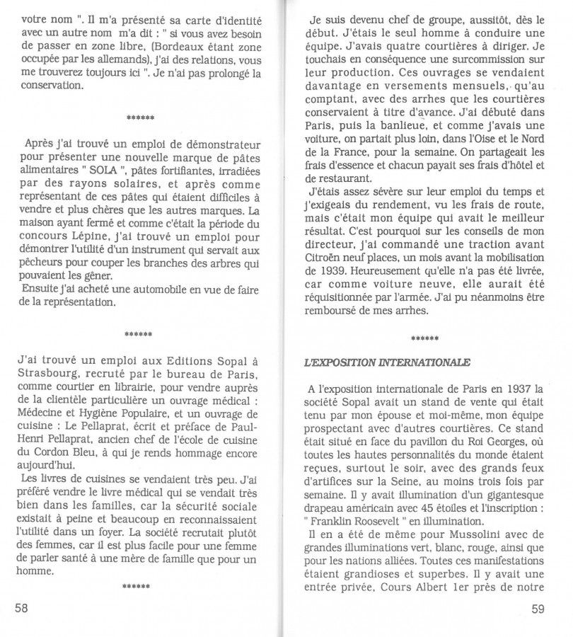 Les mémoires d'un Fontenaysien