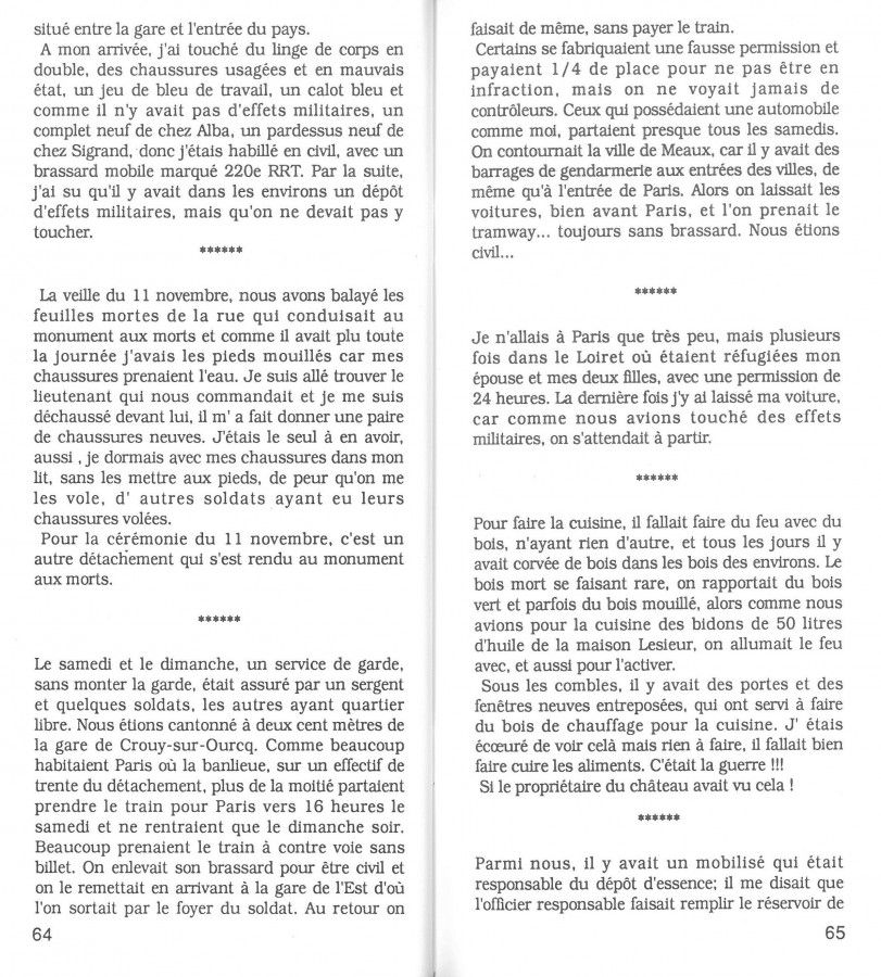 Les mémoires d'un Fontenaysien