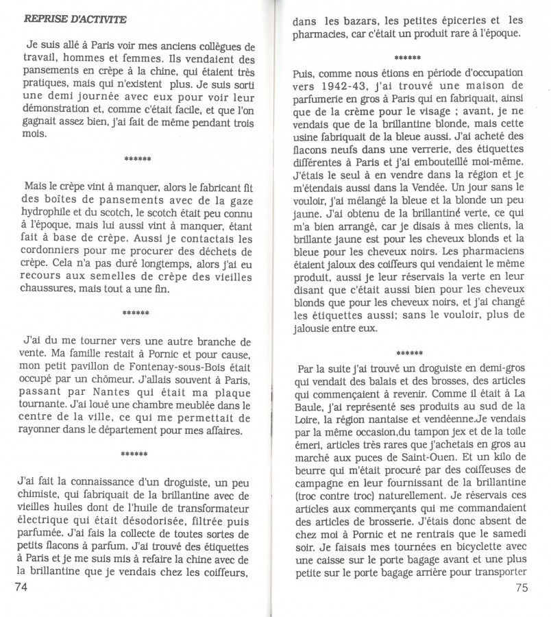 Les mémoires d'un Fontenaysien