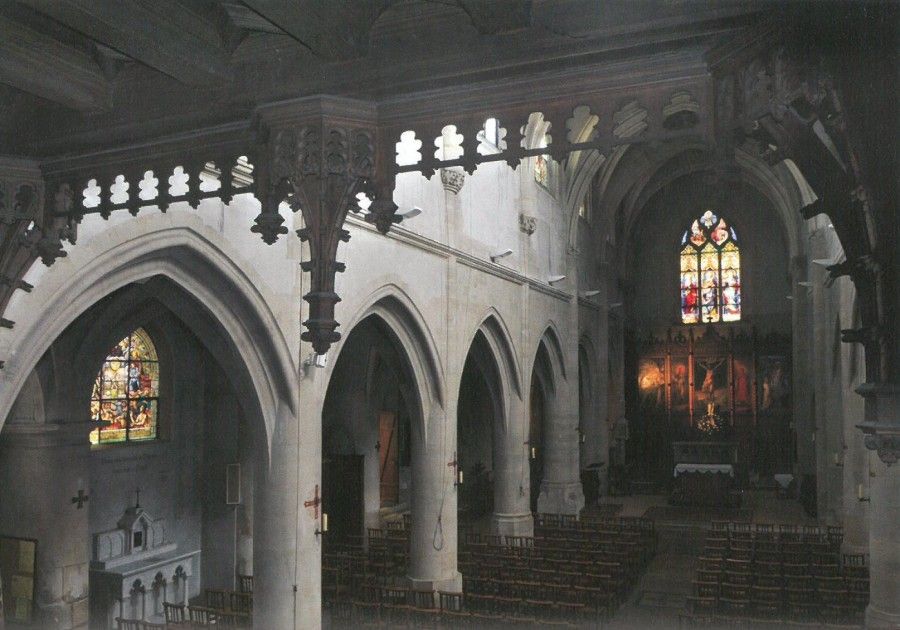 L'intérieur de l'église