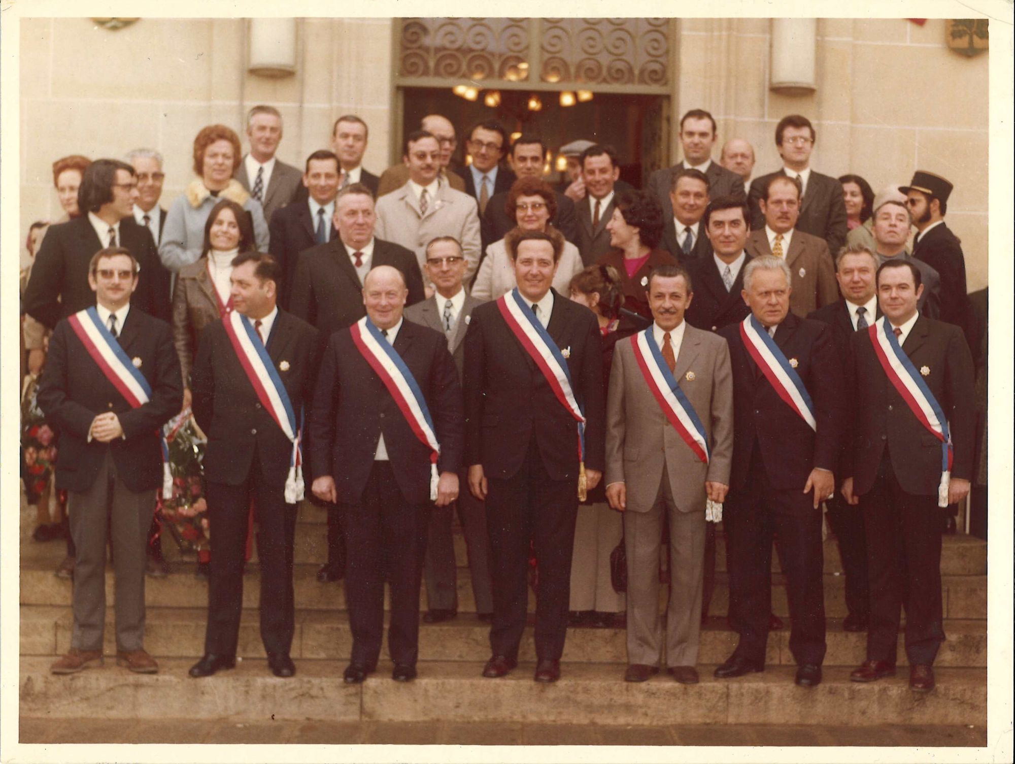 Le Conseil Municipal élu en 1971