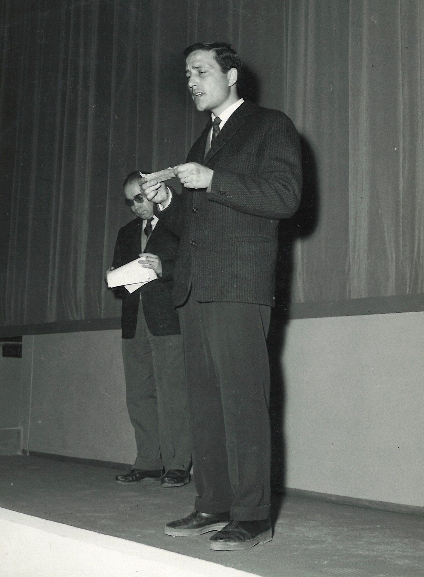 Louis Bayeurte en plein discours