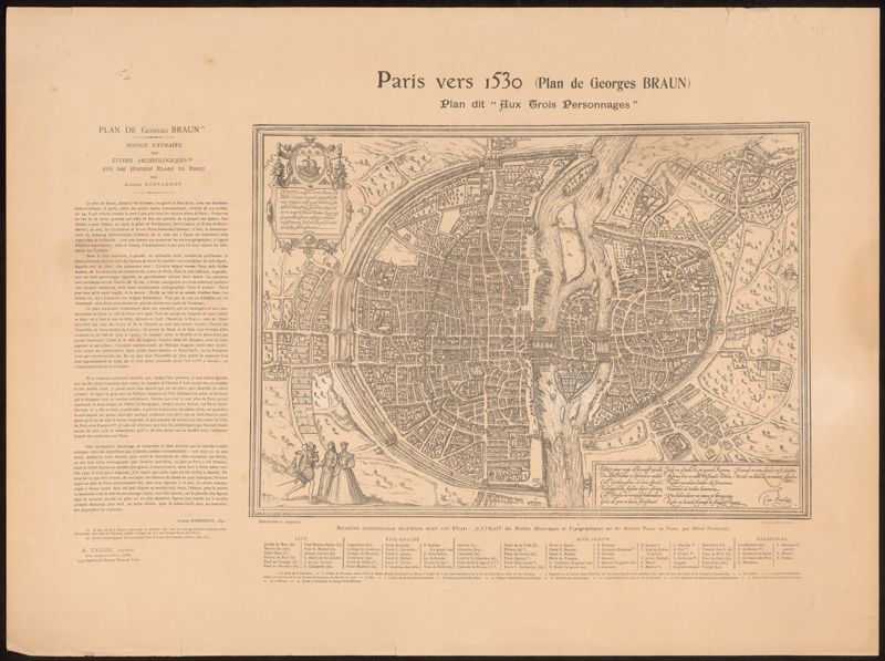 Plan de Paris vers 1530