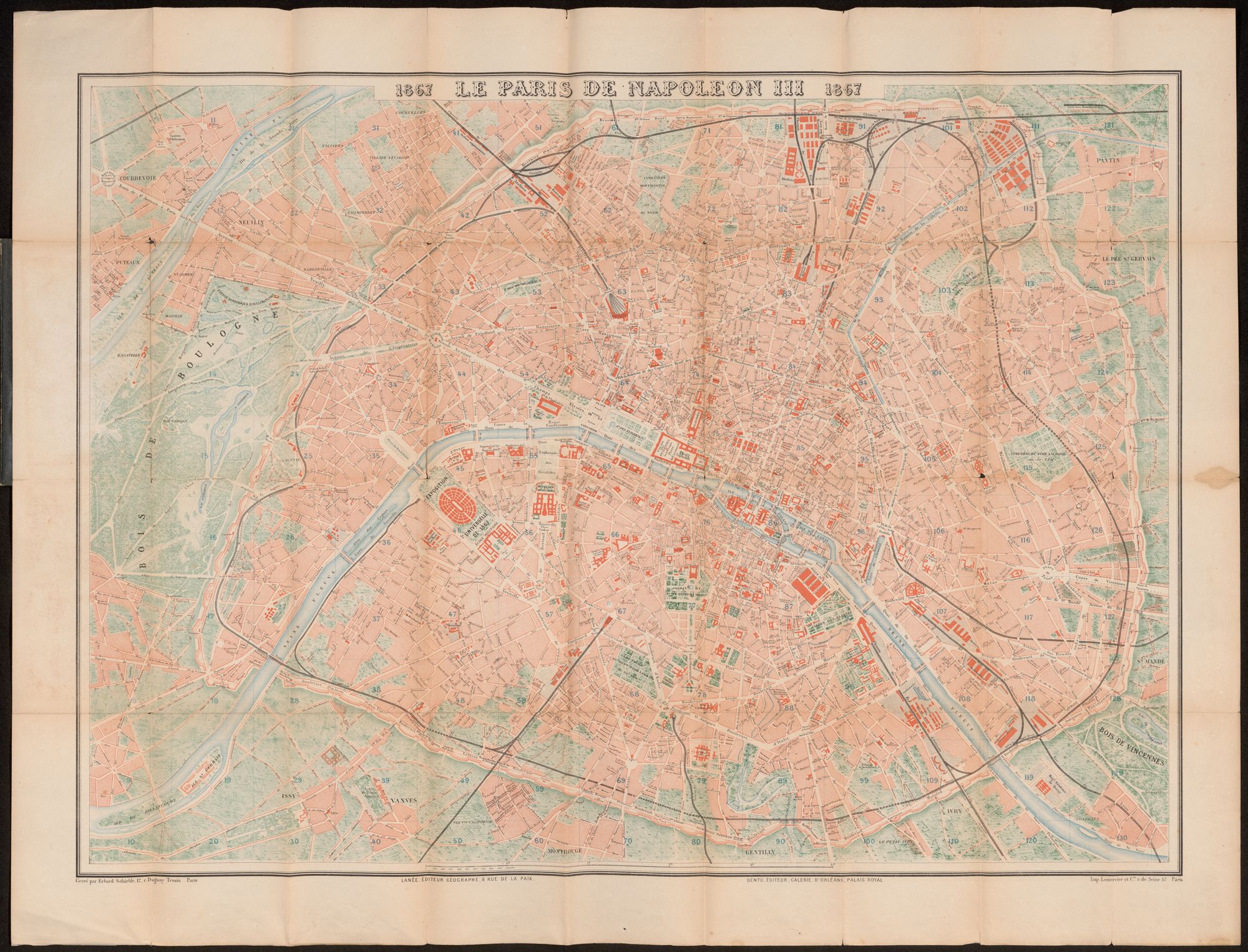 Le Paris sous Napoléon III en 1867