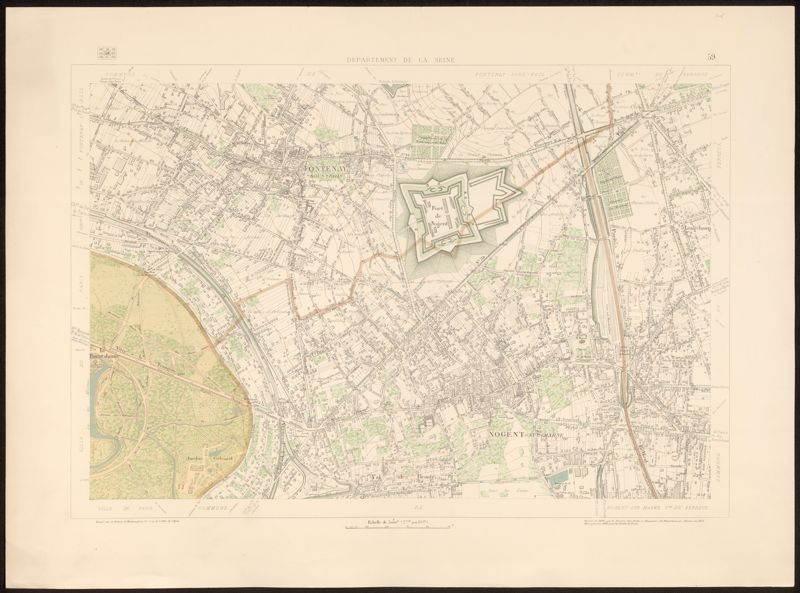 Plan du Département de la Seine, 1930