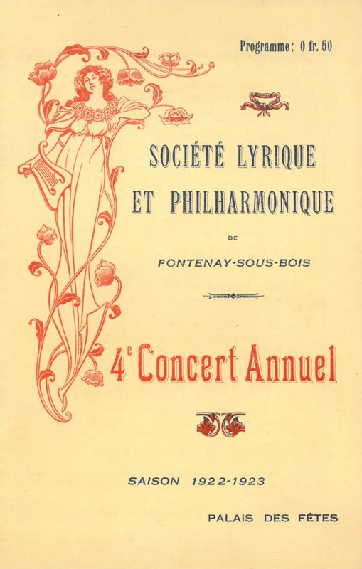 Au Palais des Fêtes, en janvier 1923...