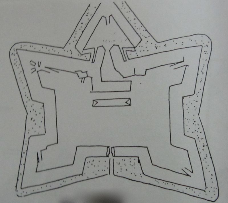 Plan du premier Fort, 1831