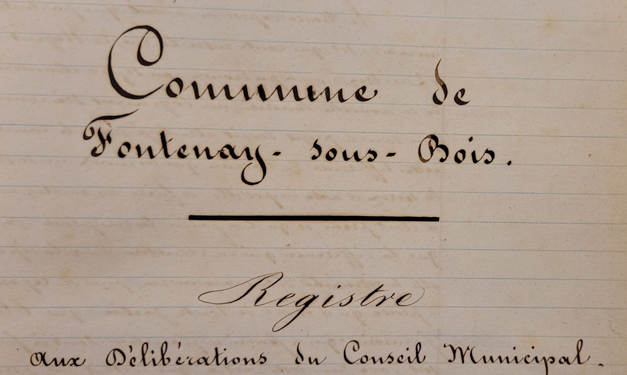 Registres de délibérations et de procès-verbaux du Conseil Municipal