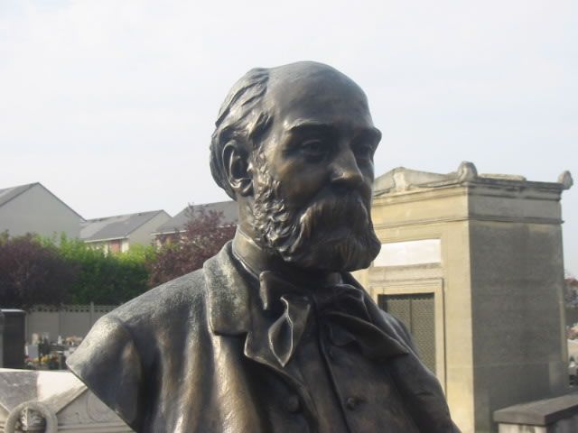 Buste d' Hector Malot par Henri Chapu