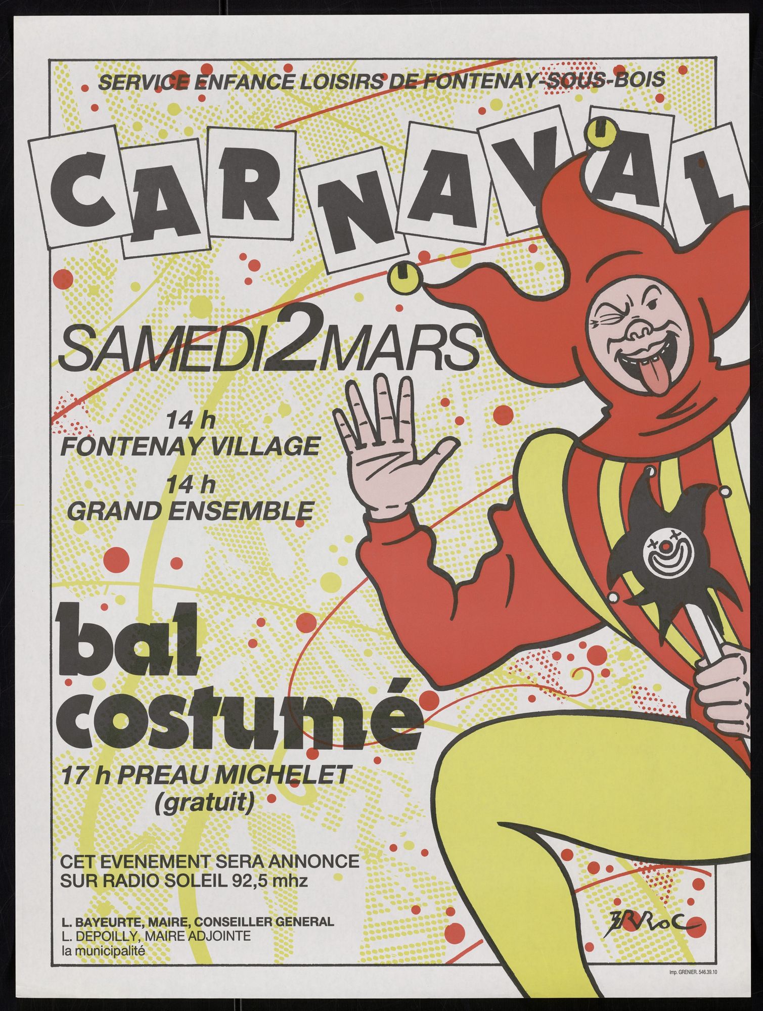 Carnaval en mars 1985