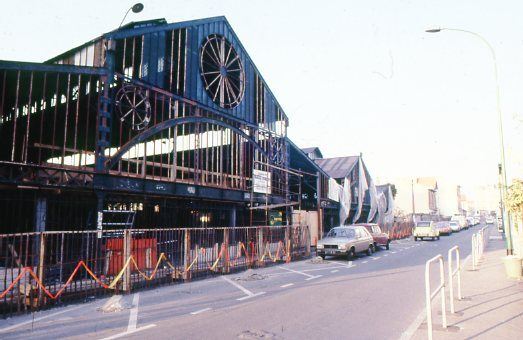 Travaux de réhabilitation du marché couvert Roublot